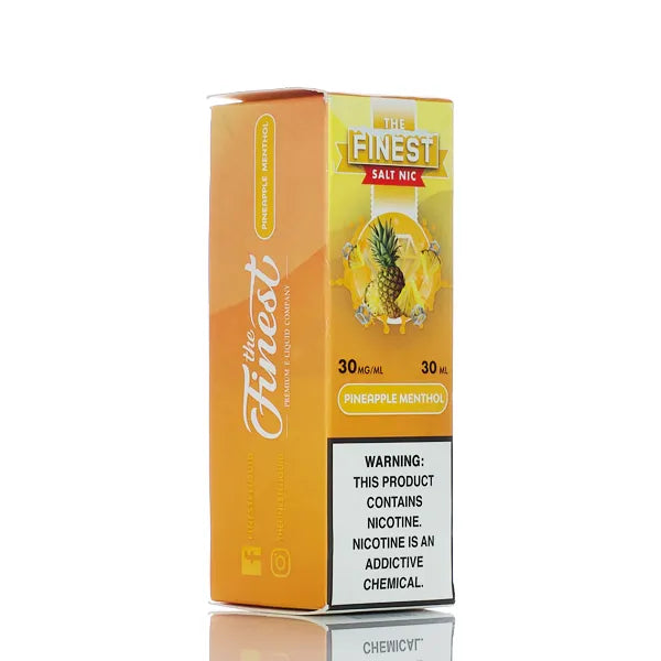 The Finest E-Liquid - Salt Nic Series - Pineapple Menthol - 30ml - Black Coral