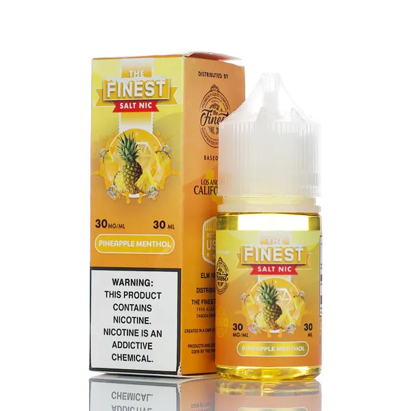 The Finest E-Liquid - Salt Nic Series - Pineapple Menthol - 30ml - Black Coral