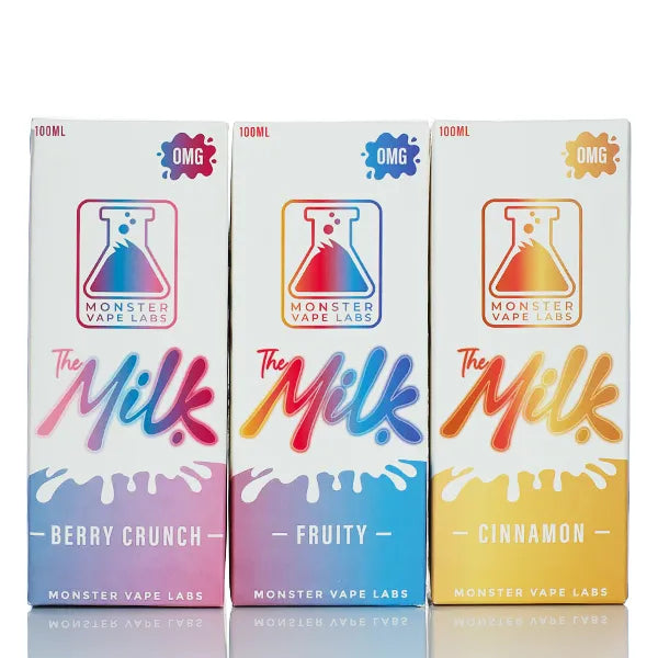 The Milk E-Liquid - No Nicotine Vape Juice - 100ml - Black Coral