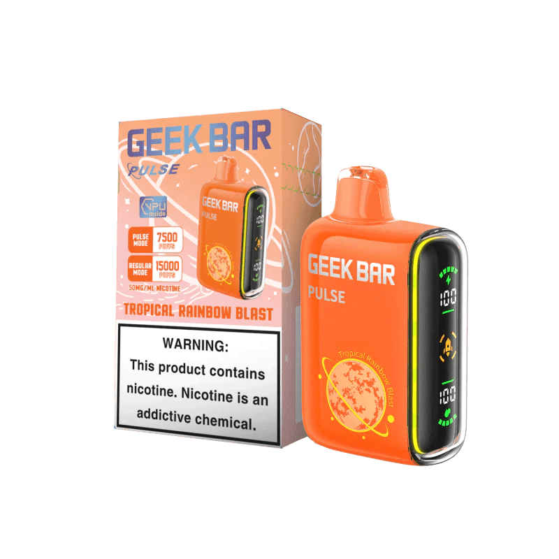 Tropical Rainbow Blast Geek Bar Pulse 15000 - Black Coral