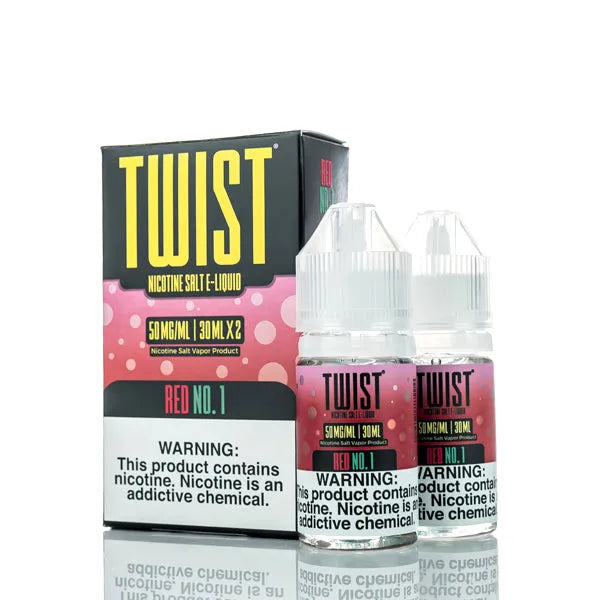 TWIST Salt E Liquid - Red No.1 - 60ml - Black Coral