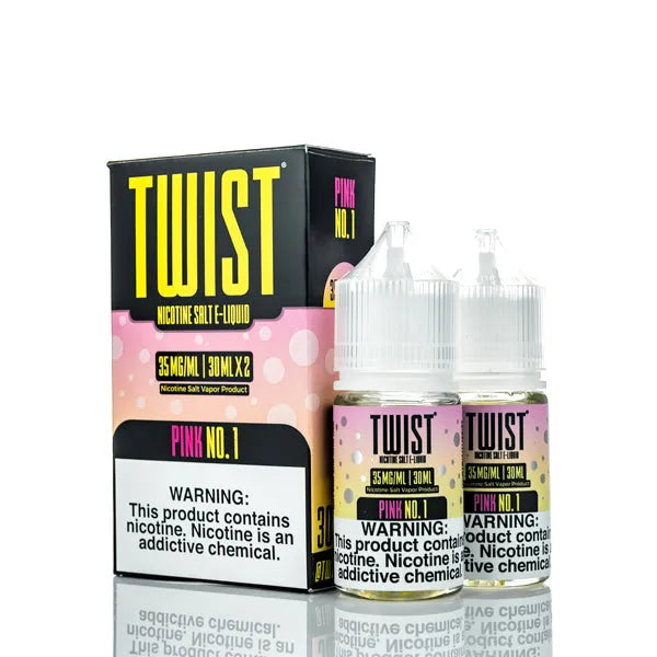 TWIST Salt E Liquid - Pink Punch No.1 - 60ml - Black Coral