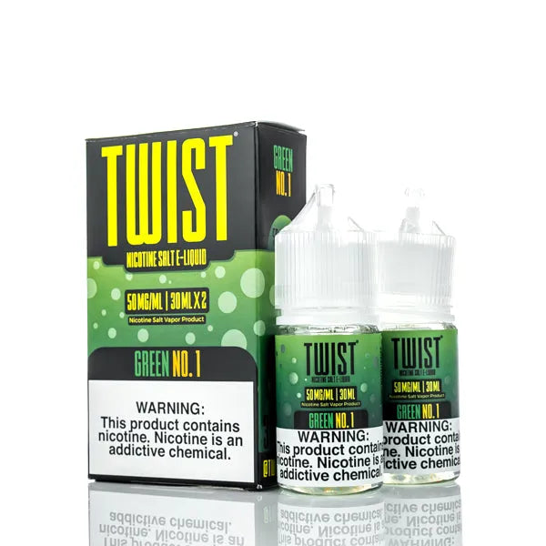 TWIST Salt E Liquid - Green No.1 - 60ml - Black Coral