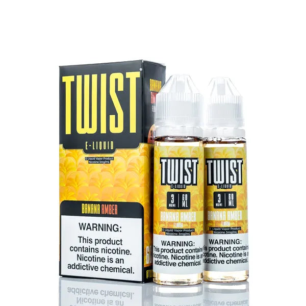 Twist E-Liquids - Banana Amber - 120ml - Black Coral
