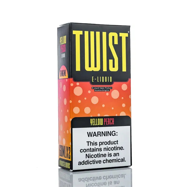 Lemon Twist E-Liquids - Yellow Peach - 120ml - Black Coral