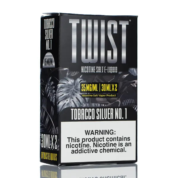 TWIST Salt E Liquid - Tobacco Silver No.1 - 60ml - Black Coral