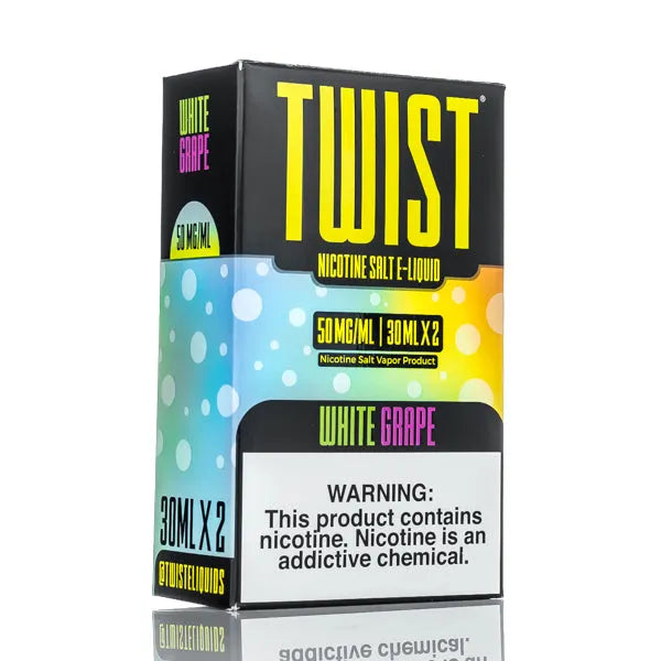 TWIST Salt E Liquid - White Grape - 60ml - Black Coral