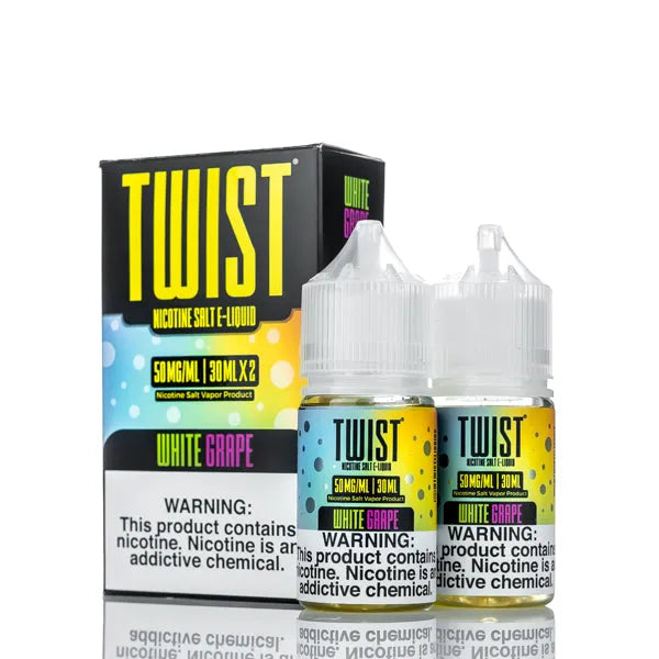 TWIST Salt E Liquid - White Grape - 60ml - Black Coral