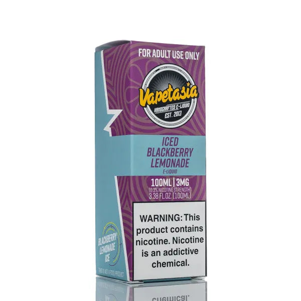 Vapetasia - ICED Blackberry Lemonade - 100ml - Black Coral