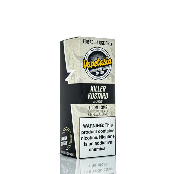 Vapetasia - Killer Kustard - 100ml - Black Coral