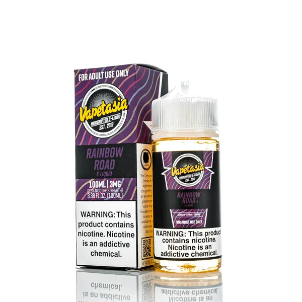 Vapetasia - Rainbow Road - 100ml - Black Coral