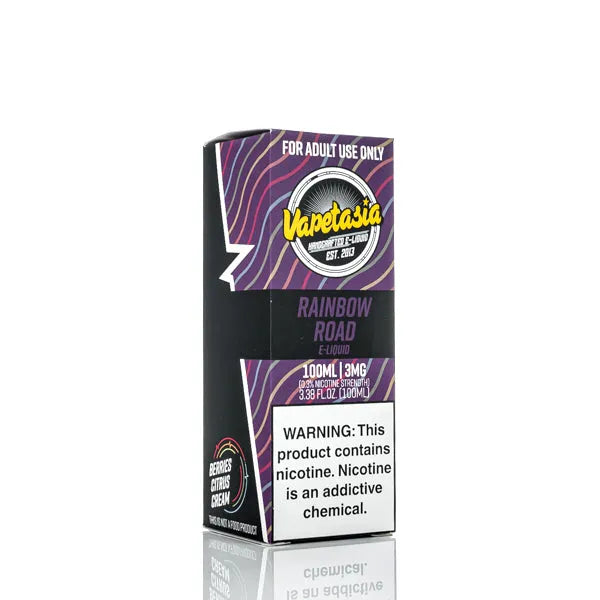 Vapetasia - Rainbow Road - 100ml - Black Coral