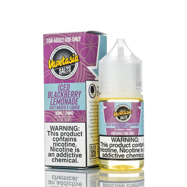 Vapetasia E-Juice Salts - ICED Blackberry Lemonade - 30ml - Black Coral