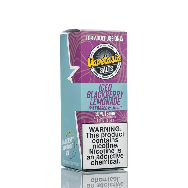 Vapetasia E-Juice Salts - ICED Blackberry Lemonade - 30ml - Black Coral