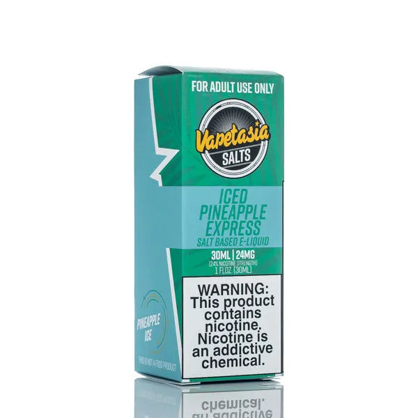 Vapetasia E-Juice Salts - ICED Pineapple Express - 30ml - Black Coral
