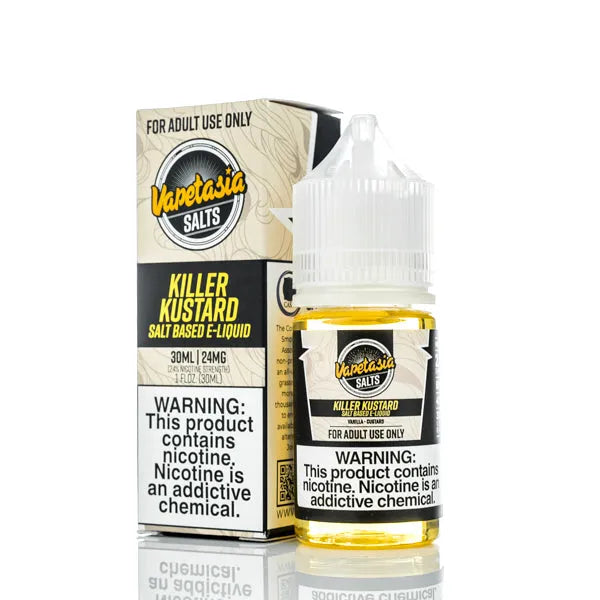 Vapetasia E-Juice Salts - Killer Kustard - 30ml - Black Coral