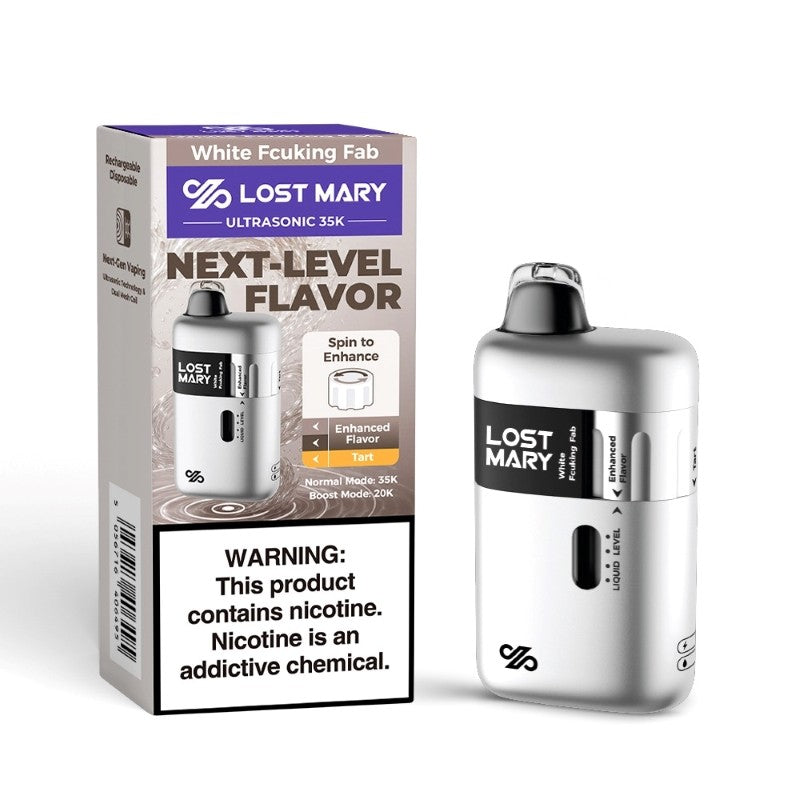 White Fcuking FAB Lost Mary Ultrasonic 35K - Black Coral