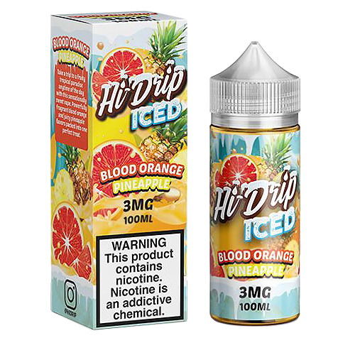 Island Orange ICED (Blood Orange Pineapple ICED) by Hi-Drip 100ml - Black Coral