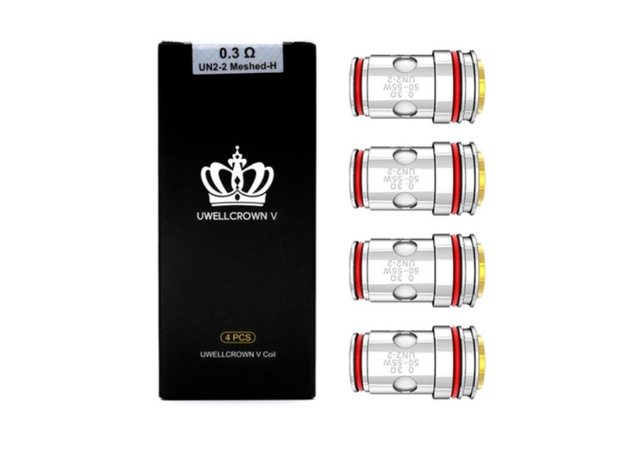 UWELL Crown V Replacement Coil (4pcs) - Black Coral