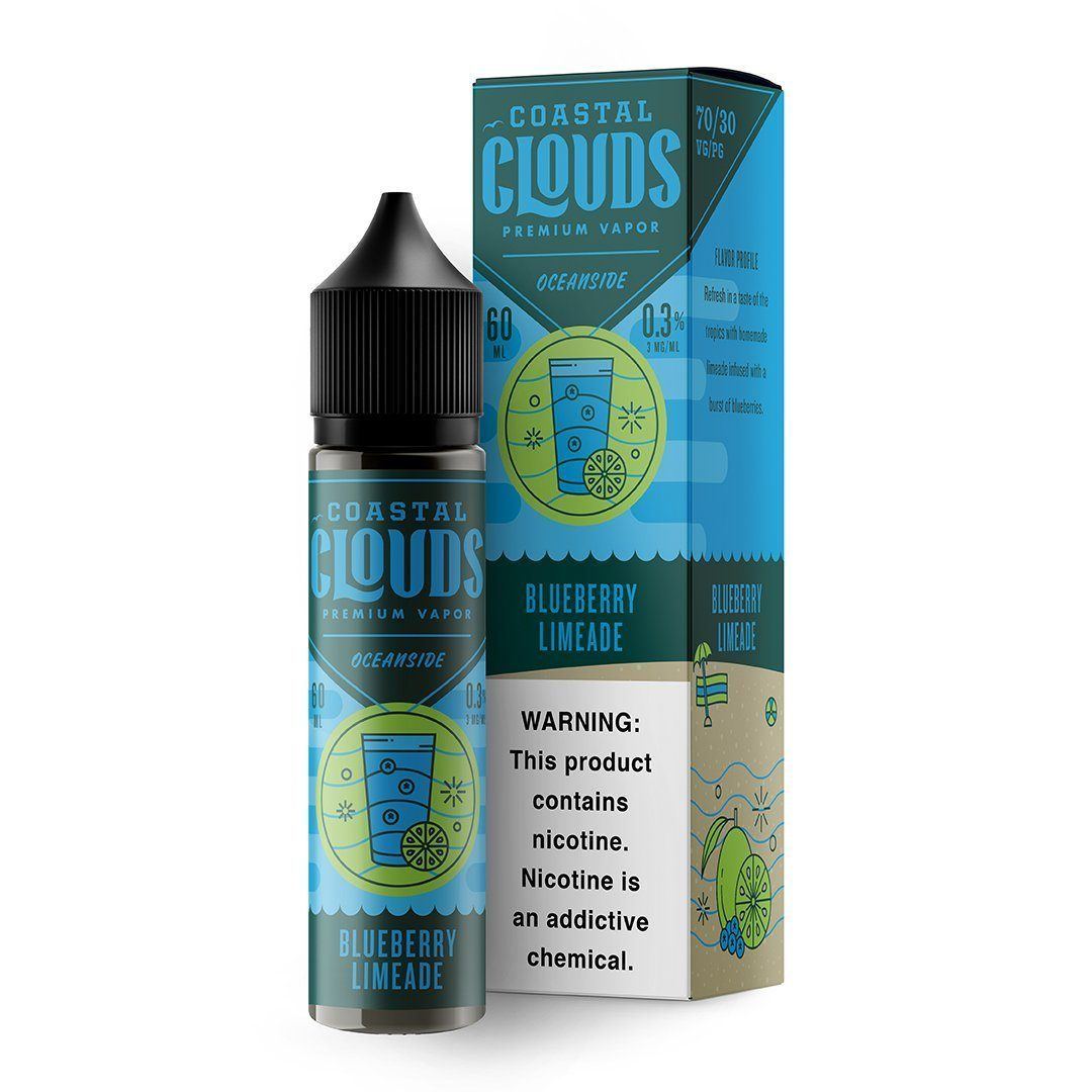 Blueberry Limeade by Coastal Clouds 60ml - Black Coral