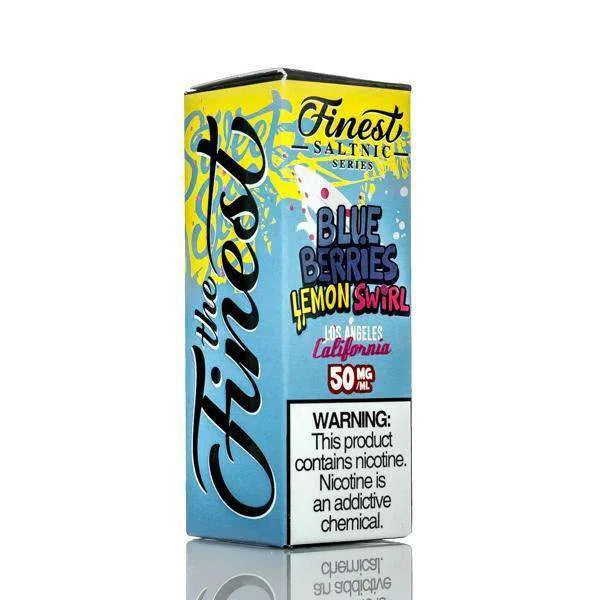 The Finest E-Liquid - Salt Nic Series - Blue Berries Lemon Swirl - 30ml - Black Coral