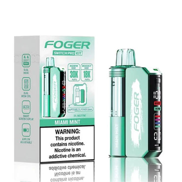 Miami Mint Foger Switch Pro 30K Kit disposable vape packaging