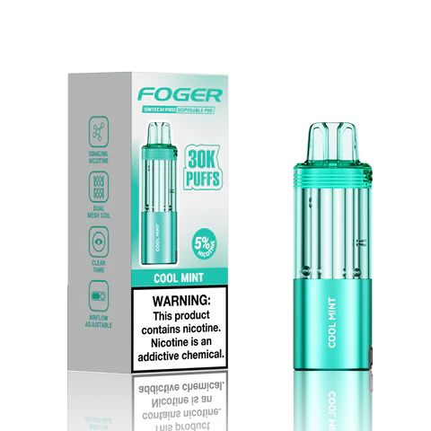 Cool Mint Foger Switch Pro 30K Pod disposable vape packaging