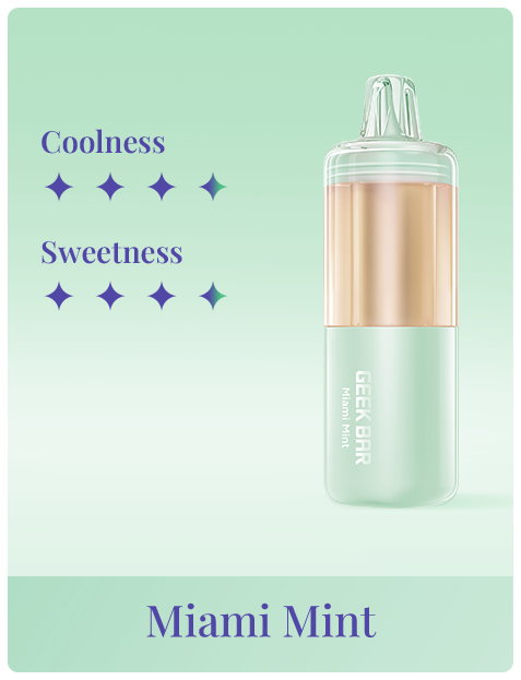Miami Mint Disposable Vape - Geek Bar Mate 60K Pod