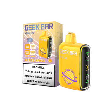 Mexico Mango Geek Bar Pulse 15000 Disposable Vape packaging