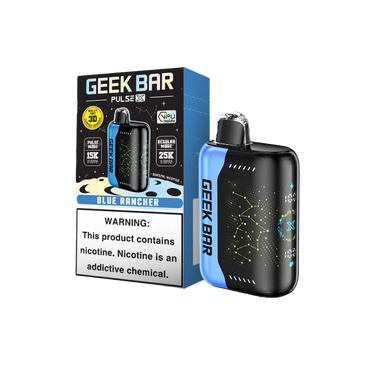 Blue Rancher Geek Bar Pulse X 25000 Disposable Vape Packaging