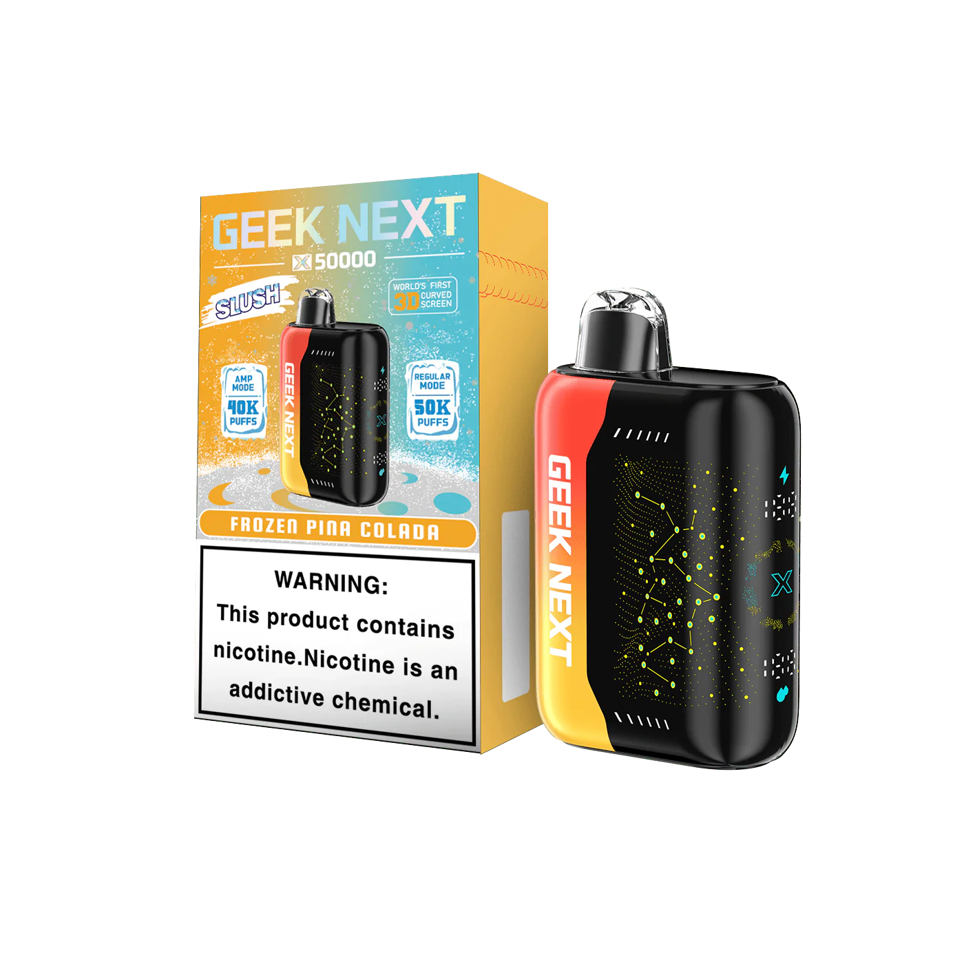 frozen pina colada vape juice - Geek Next X 50000 Size:10 Pack Rainbow Candy SWFT Meta Vape Voopoo - Drag X/S ZCOUTLET
