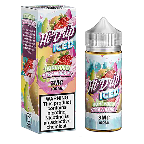 Dew Berry ICED (Honeydew Strawberry ICED) by Hi-Drip 100ml - Black Coral