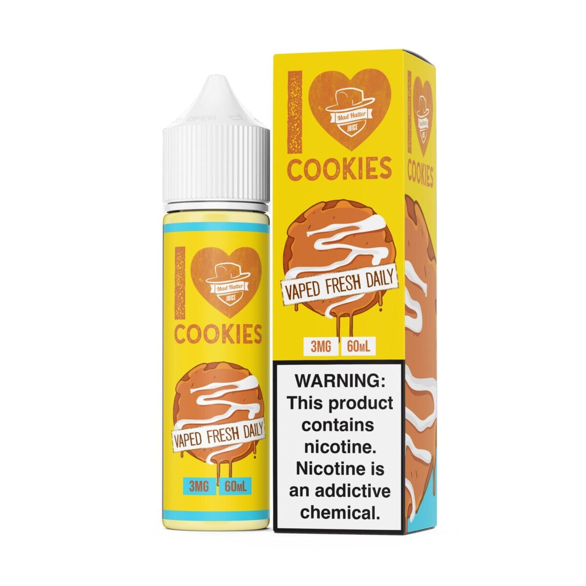 I Love Cookies by Mad Hatter I Love Series E-Liquid 60mL (Freebase) - Black Coral