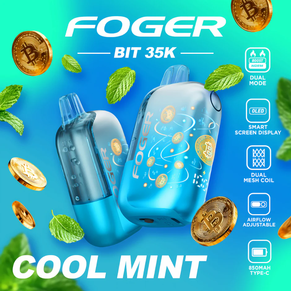 Cool Mint Foger Bit 35K - Black Coral