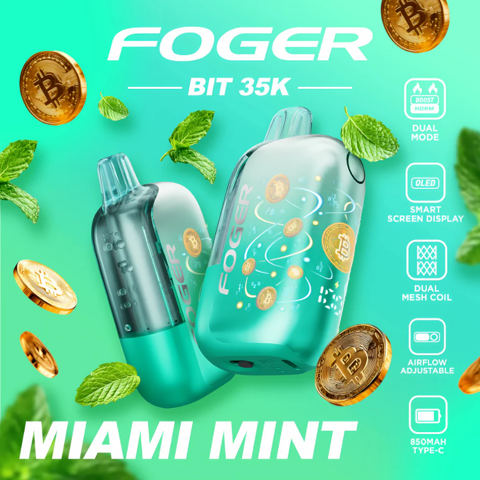 Miami Mint Foger Bit 35K - Black Coral