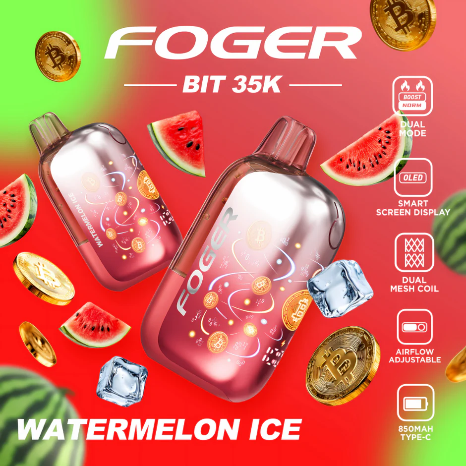Watermelon Ice Foger Bit 35K - Black Coral