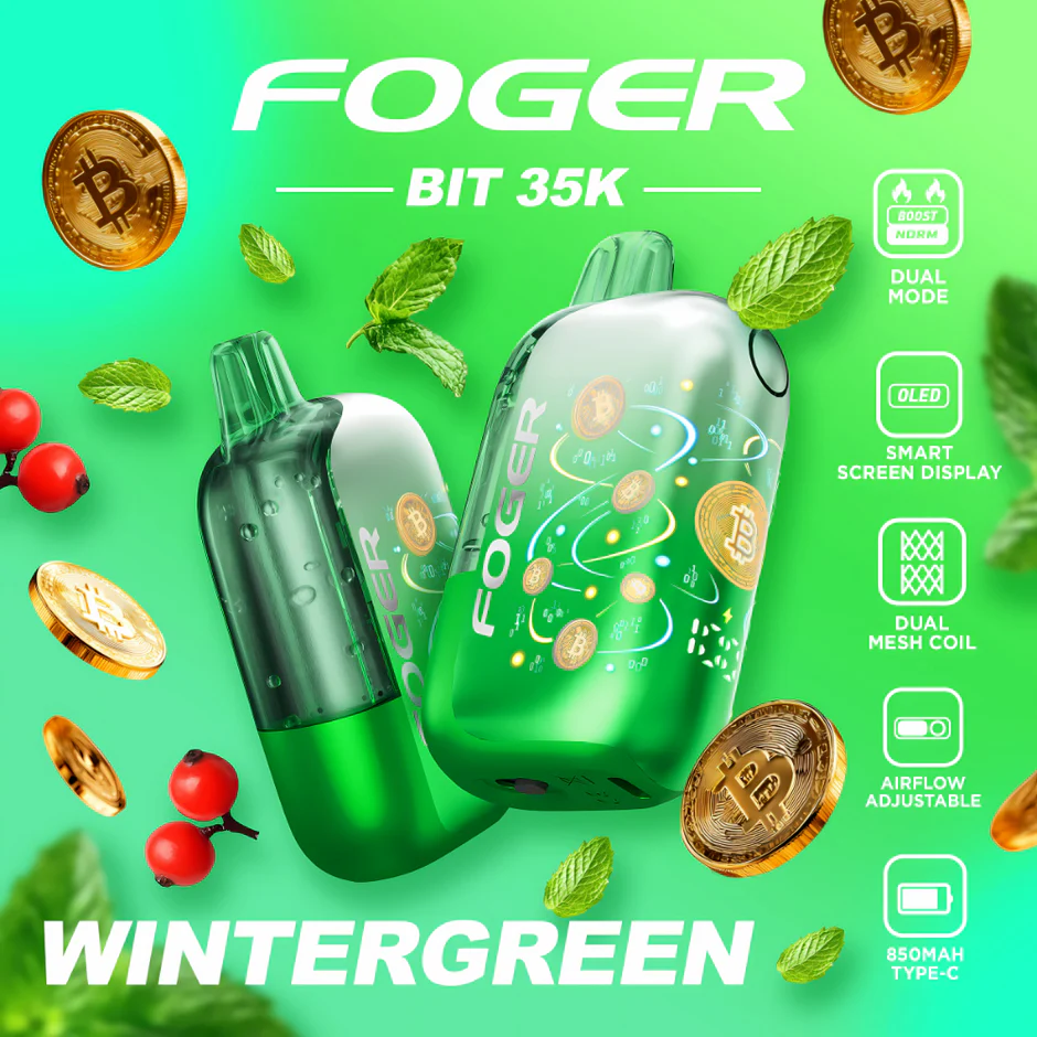 Wintergreen Foger Bit 35K - Black Coral