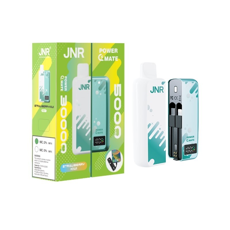 Strawberry Kiwi JNR Power Mate 30K Kit disposable vape packaging