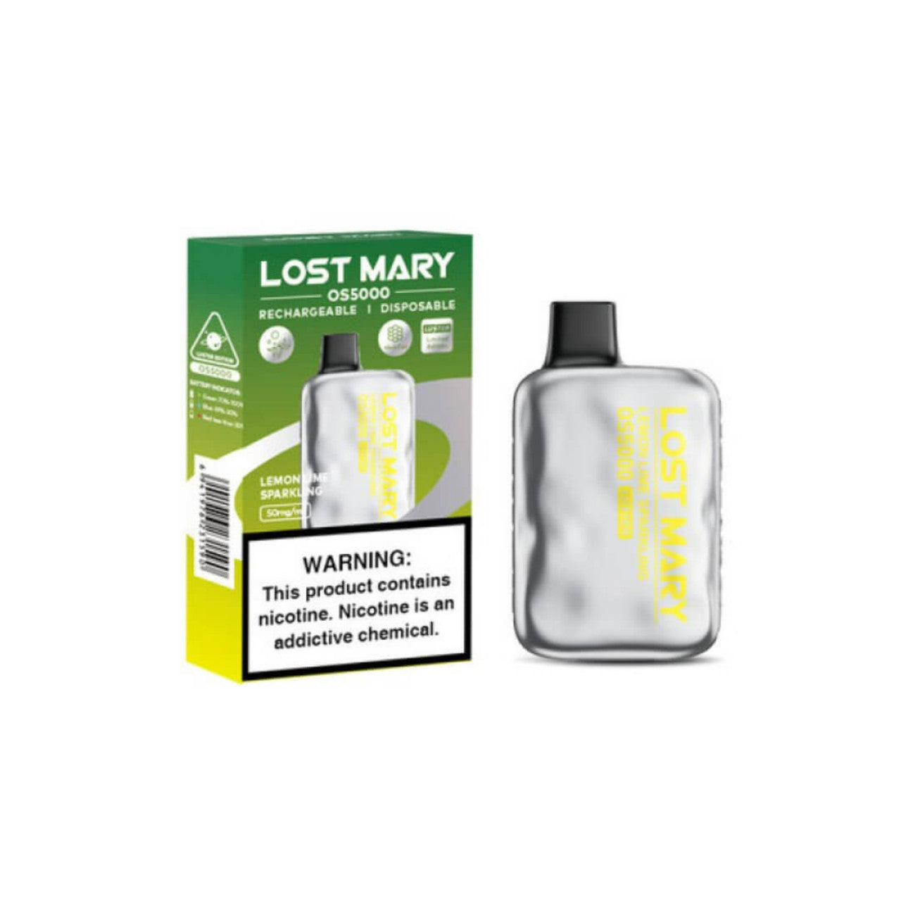Lemon Lime Lost Mary OS5000 Luster - Black Coral
