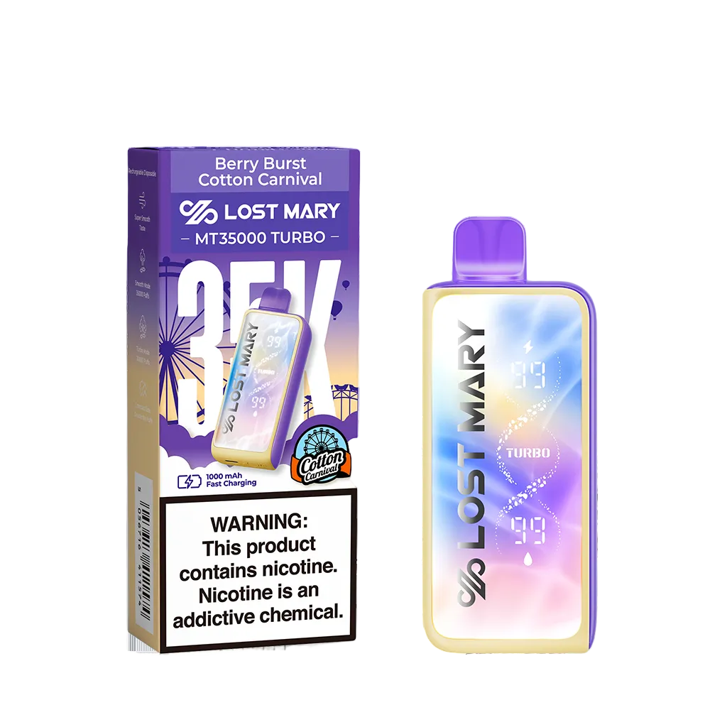 Berry Burst Cotton Carnival Disposable Vape - Lost Mary MT35000 Turbo