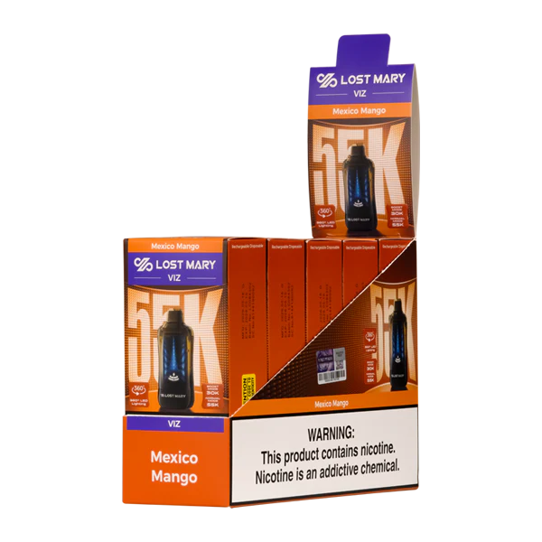 Mexico Mango Lost Mary Viz 55K Disposable Vape Packaging