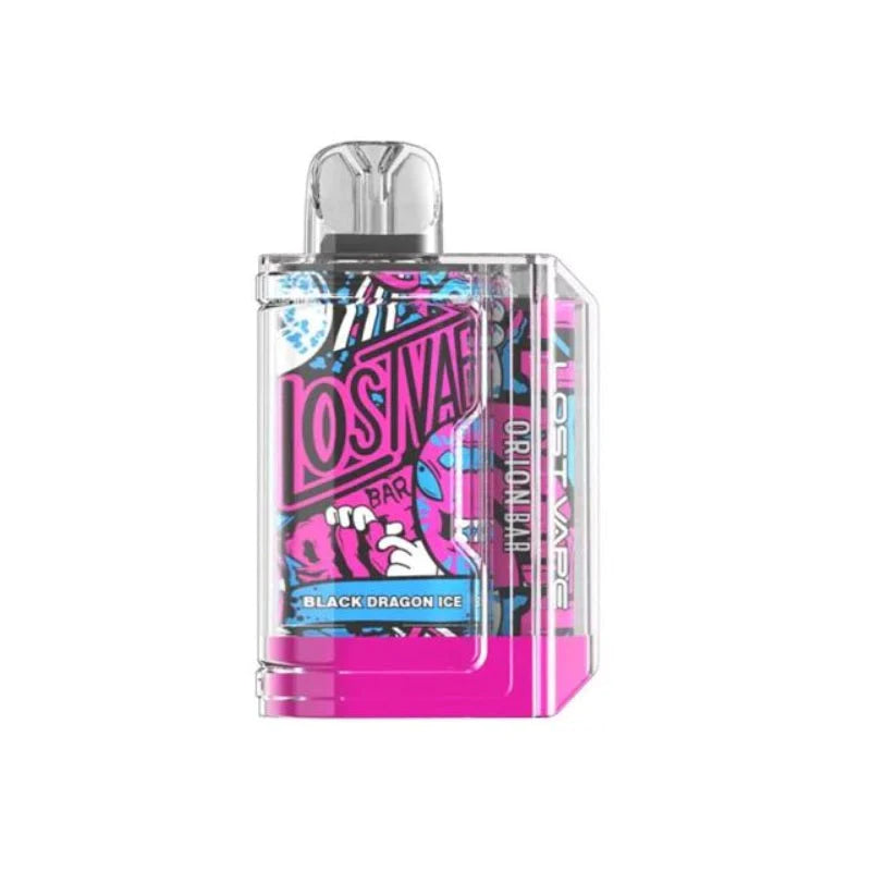 Black Dragon Ice Disposable Vape - Lost Vape Orion Bar 7500