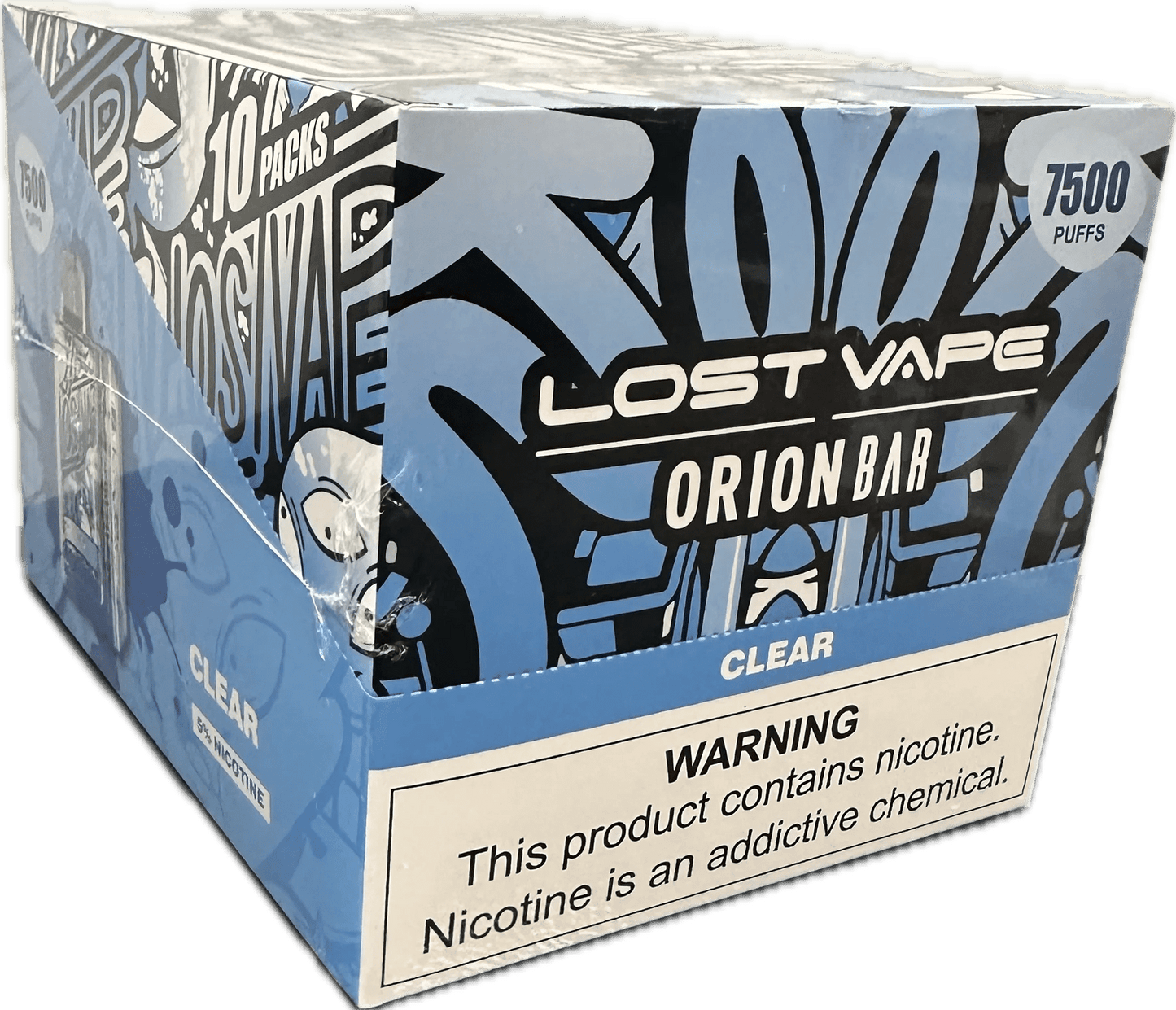 Clear Lost Vape Orion Bar 7500 - Black Coral