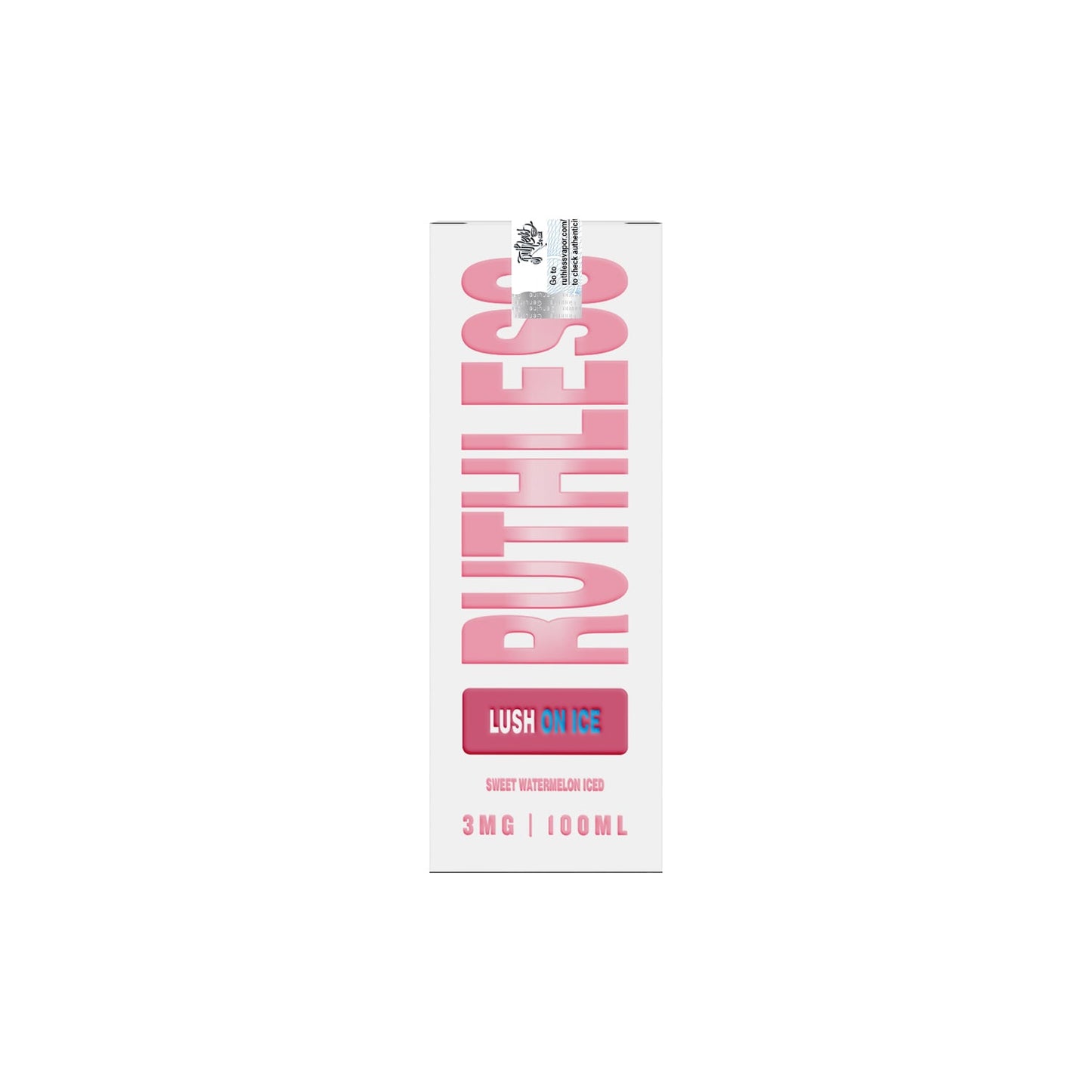 LUSH ON ICE Ruthless Vapor Vape Juice - 100ml - Black Coral