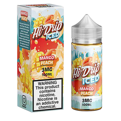 Peachy Mango ICED (Mango Peach ICED) by Hi-Drip 100ml - Black Coral