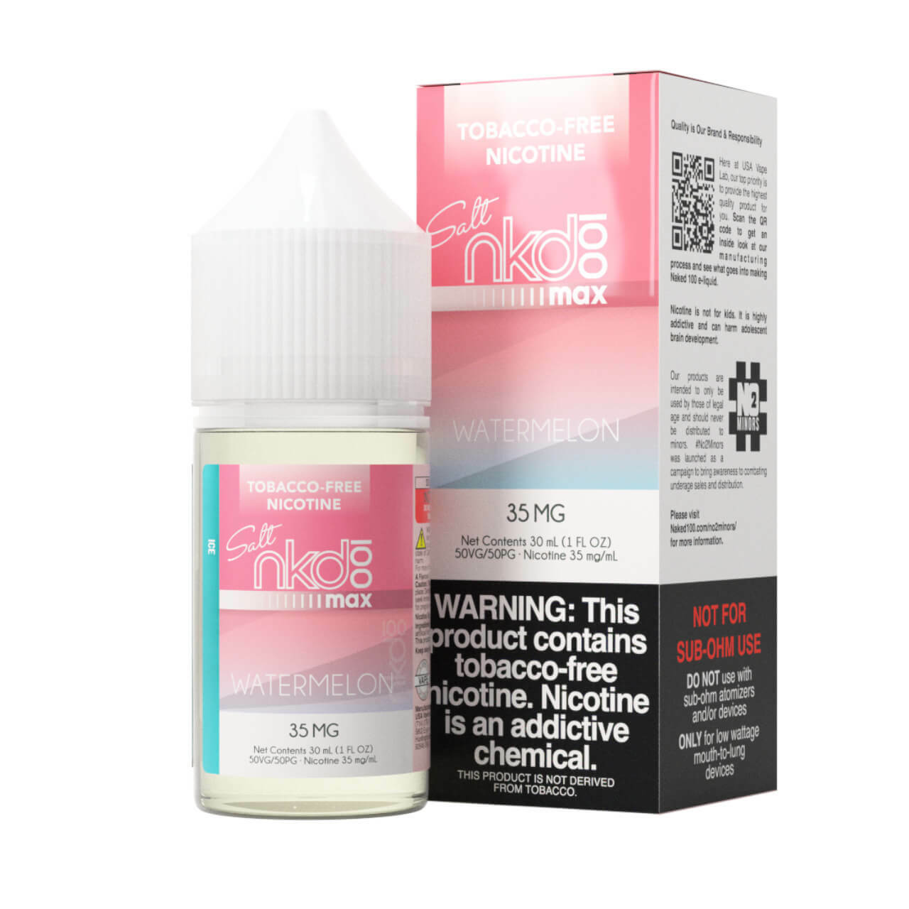 Max Watermelon Ice by Naked Max 30ml - Black Coral