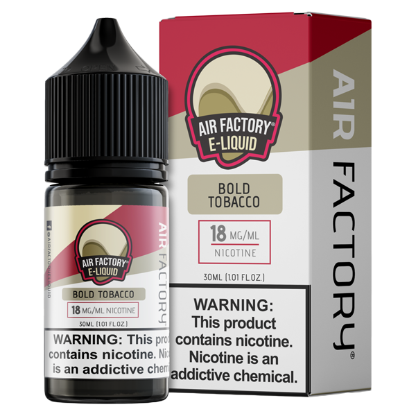 Bold Tobacco AIr Factory Salt - 30ml - Black Coral