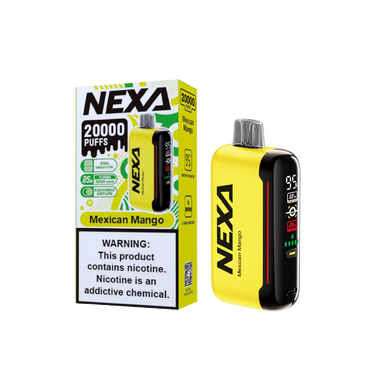 Mexican Mango Nexa N20000 disposable vape packaging