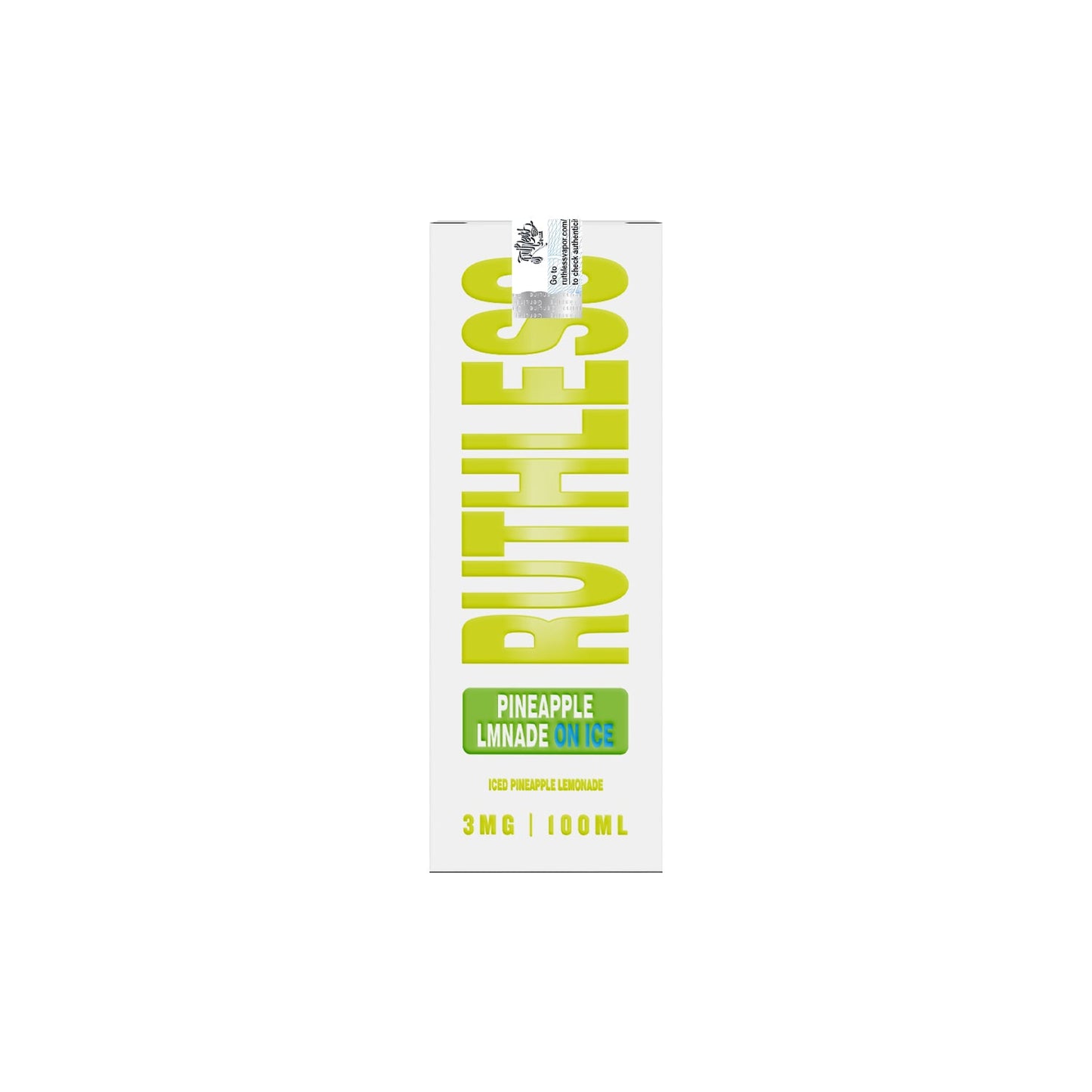PINEAPPLE LMNADE ON ICE Ruthless Vapor Vape Juice - 100ml - Black Coral