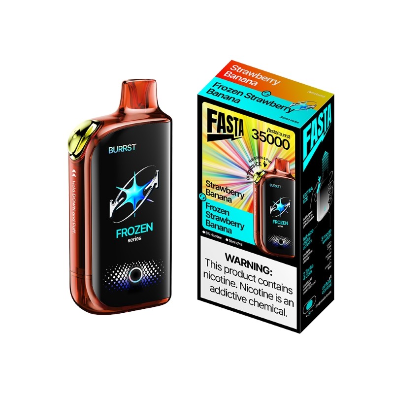 Strawberry Banana/Frozen Strawberry Banana FASTA Burrst 35000 - Black Coral